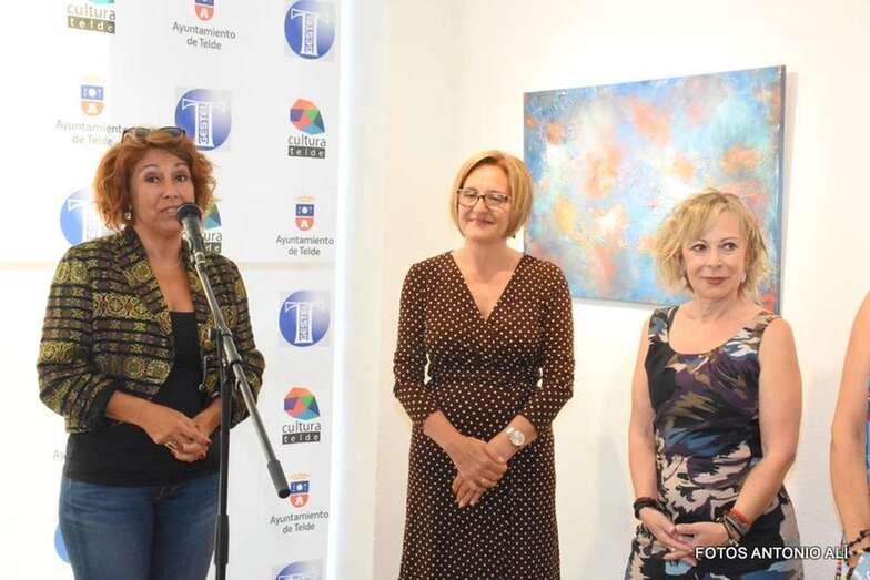 Momento del acto inaugural de la exposición (Foto Antonio Alí)